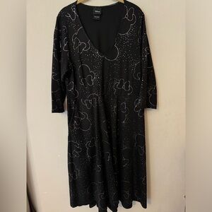 Torrid Minnie Mouse Disney Black Dress 1x